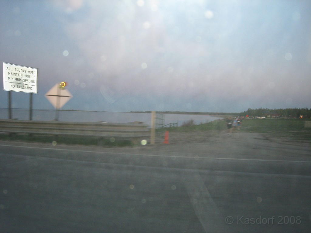 Mackinaw Island Area May 2008 0022.jpg - A shot through the window of the start area. Looks like runners have already been unleashed and are on the go.